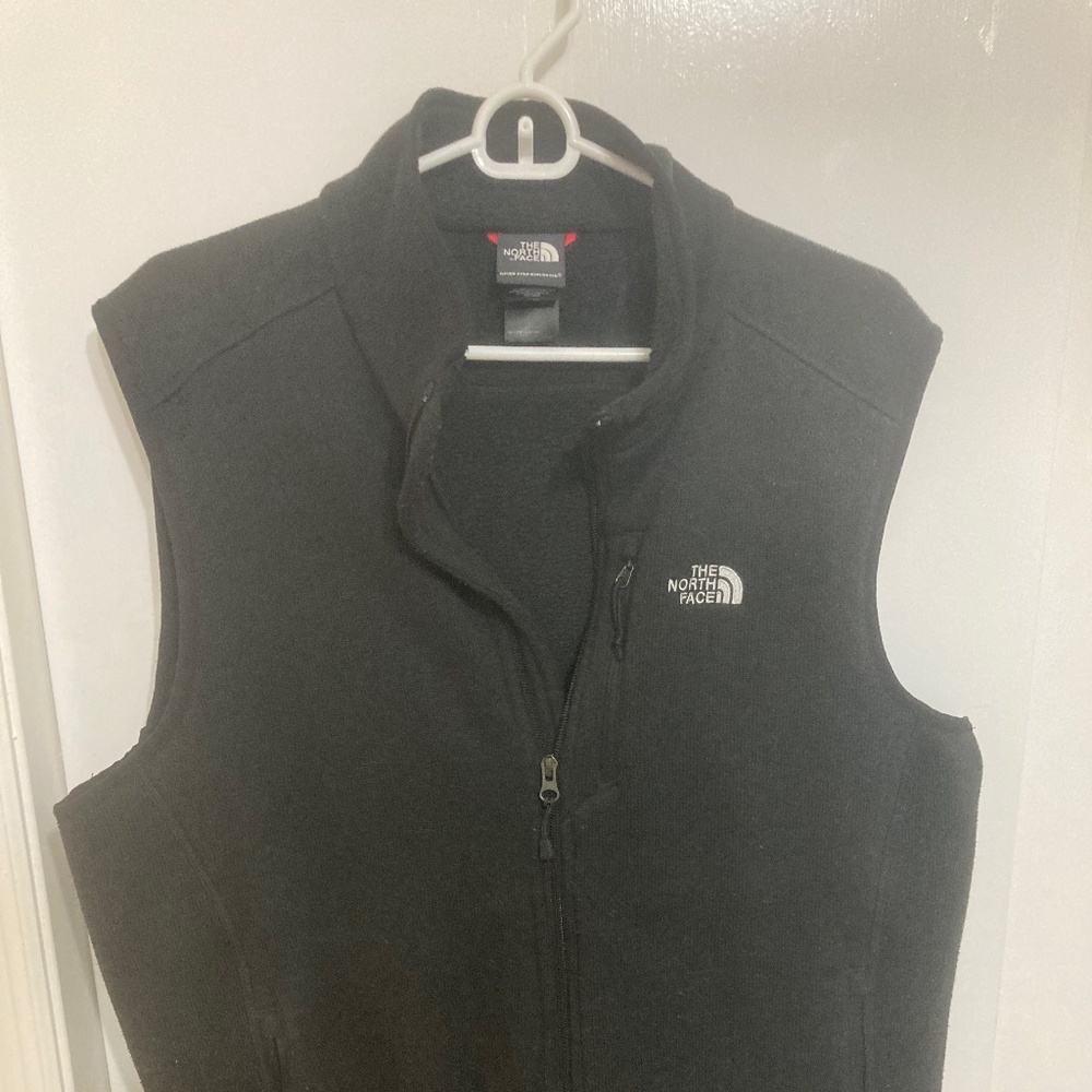 North Face Black Fleece Vest